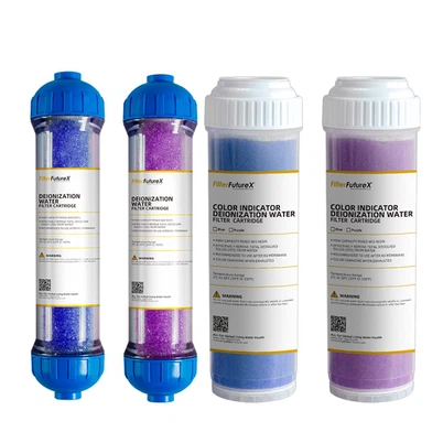 Кольоровий індикатор деіонізований картридж фільтрів води